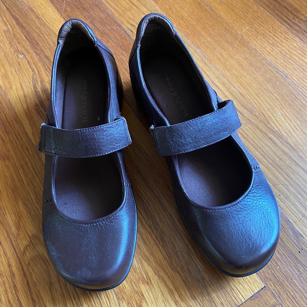 NEW EASY SPIRIT Damarist Mary Jane Shoes Leather